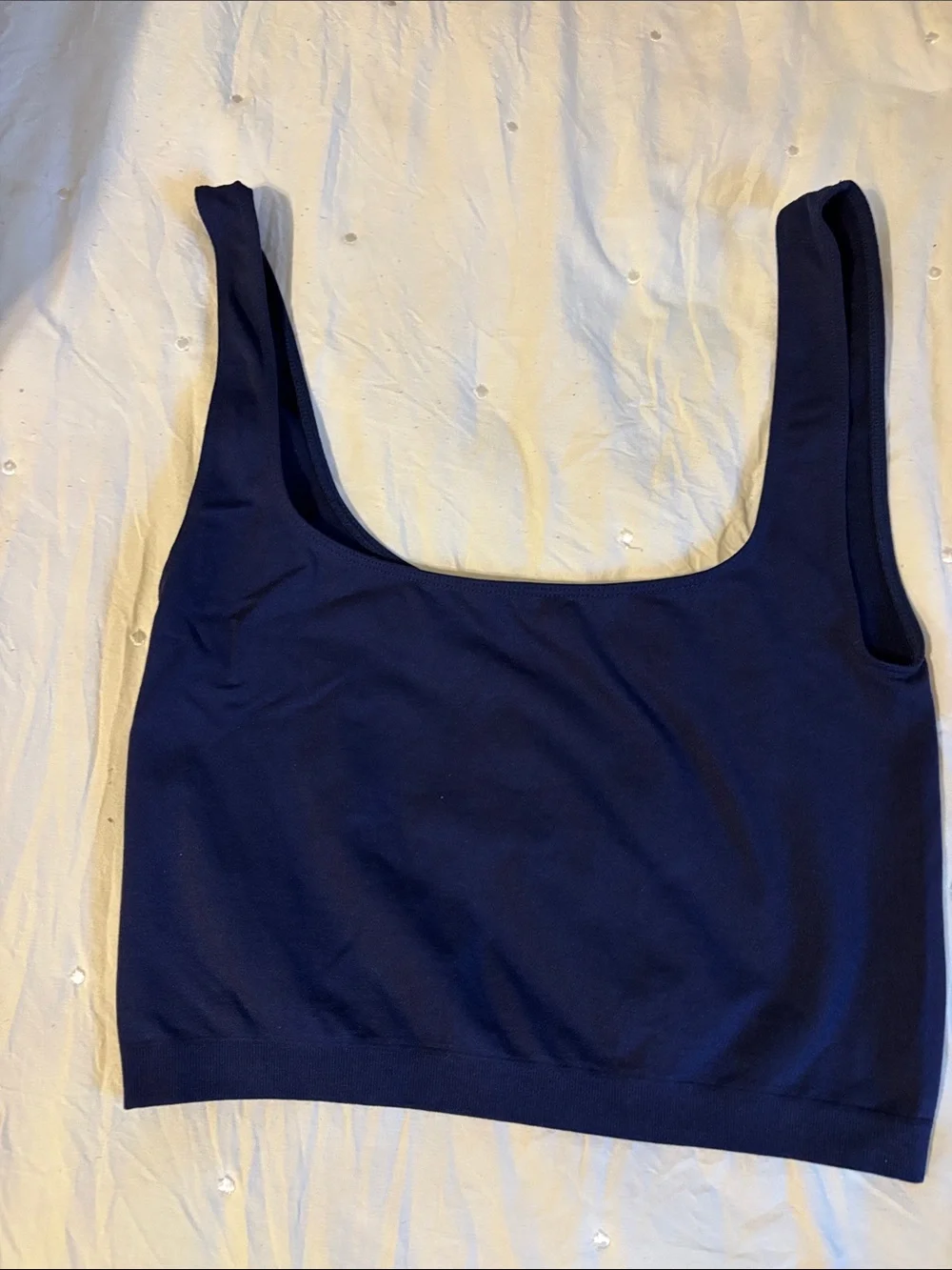 Free People Navy Scoop Bralette Tank